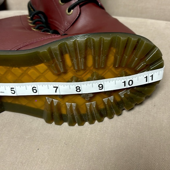 Dr. Martens Oxblood Luana Combat Boots Size 41 EU, 9 W, 8 M in EUC - Picture 9 of 11